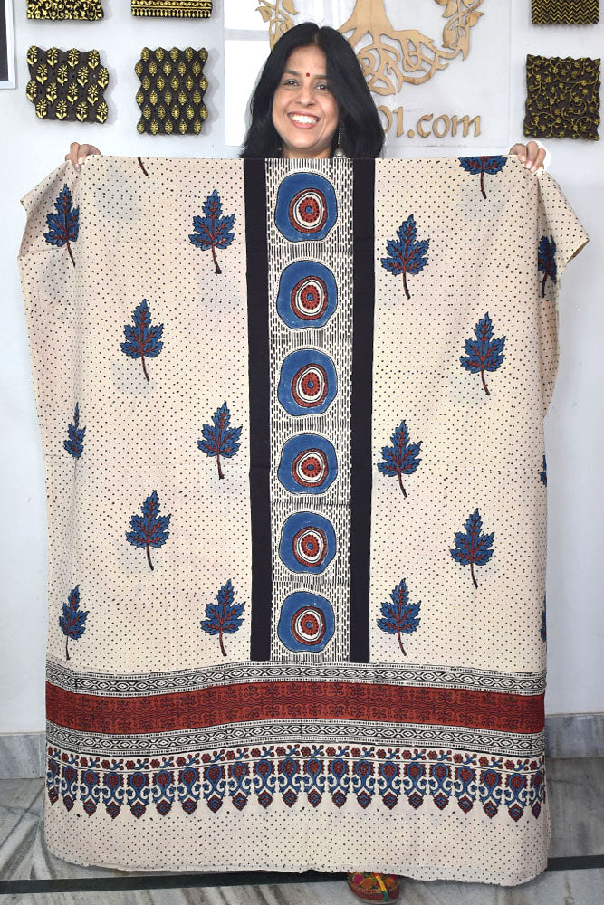 Designer Ajrakh cotton kurta/Kaftan fabrics