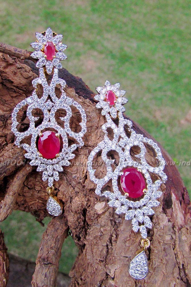 Designer AD & Polki Earring