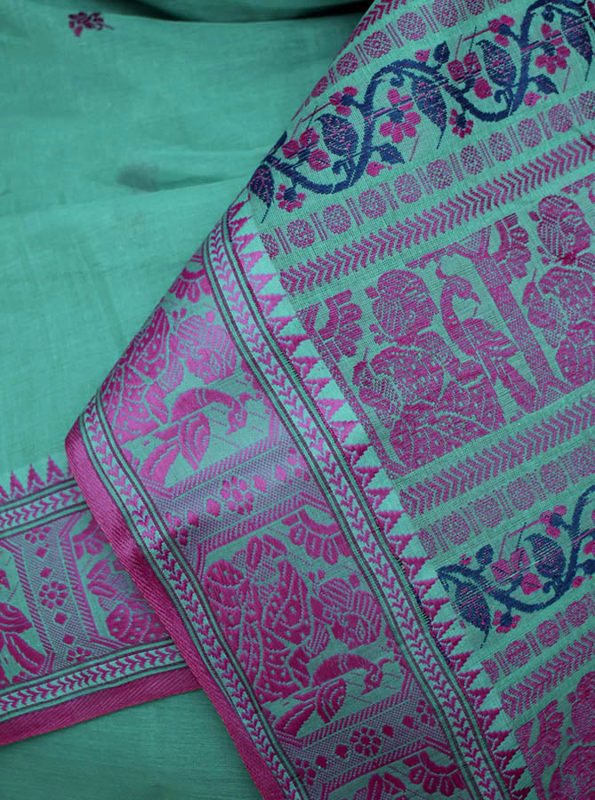 Beautiful Handcrafted Baluchari Cotton saree
