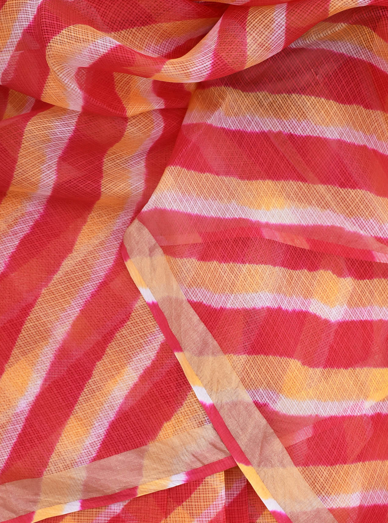 Beautiful Handcrafted Leheriya Kota Silk Saree
