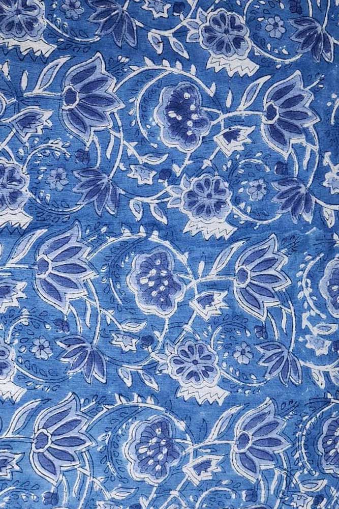 Manjri (मंजरी) - 5 mtr cut for Co-ord Sets / Suits - Hand Block Printed Running Soft Cotton Fabric