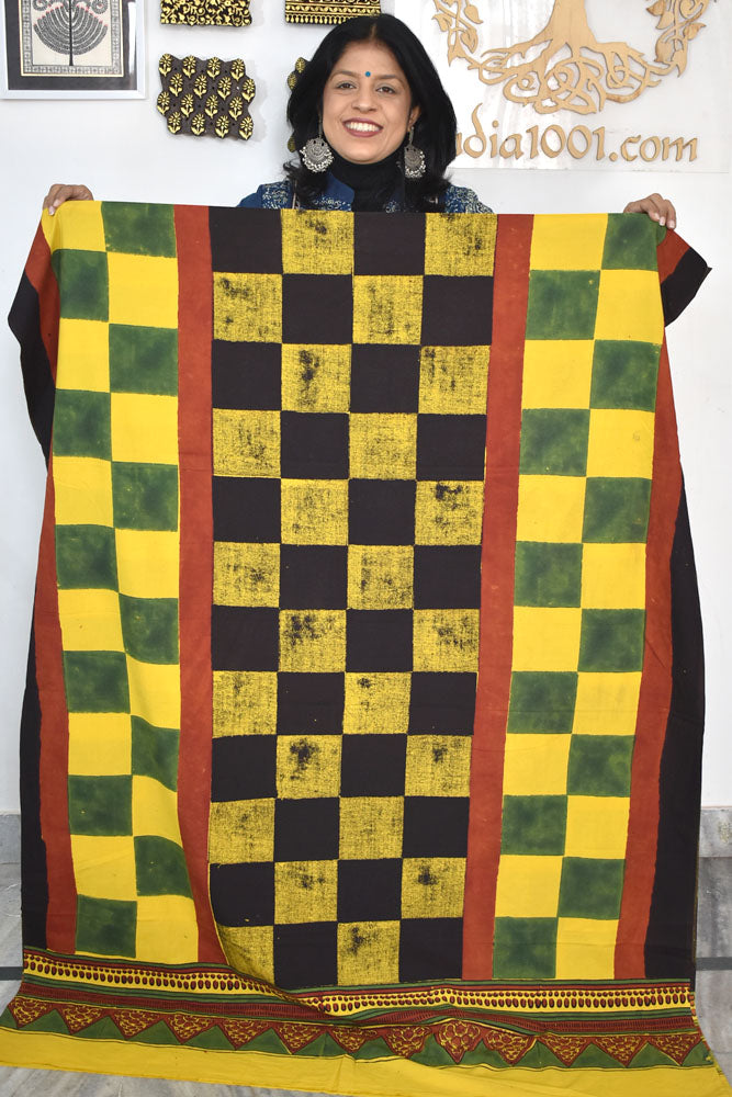 Designer Ajrakh cotton kurta/Kaftan fabrics