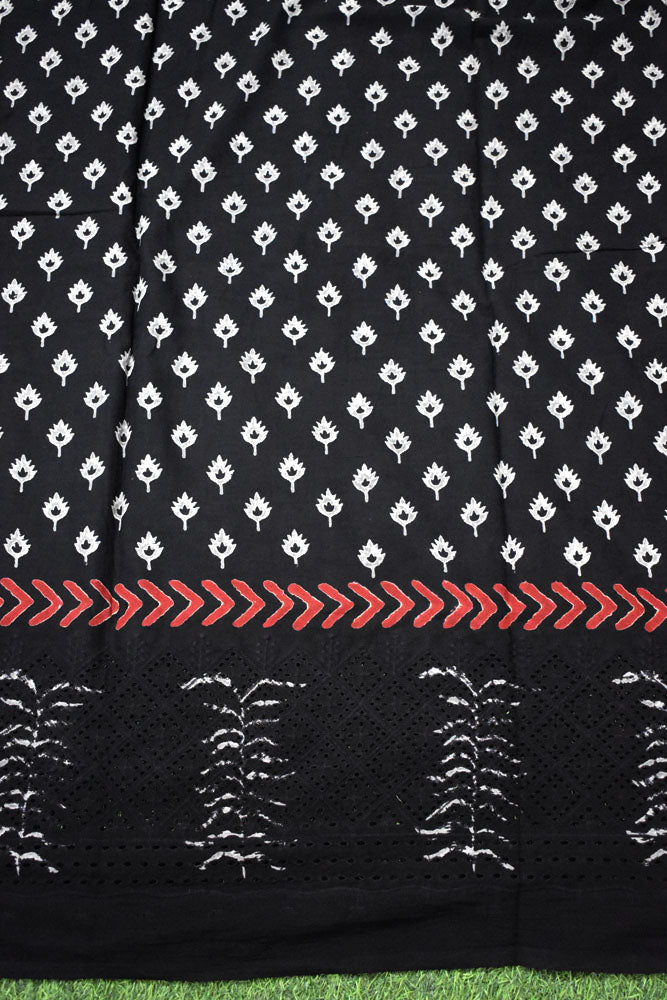 Block Printed Running Hakoba Cotton Fabric