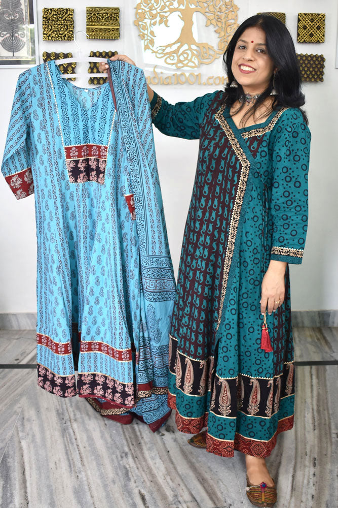 Bagh Anarkali Kurta and dupatta set - size 42