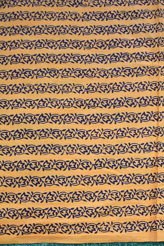 Bagh Hand Block Printed unstitched 3 pc Cotton suit fabric from MP