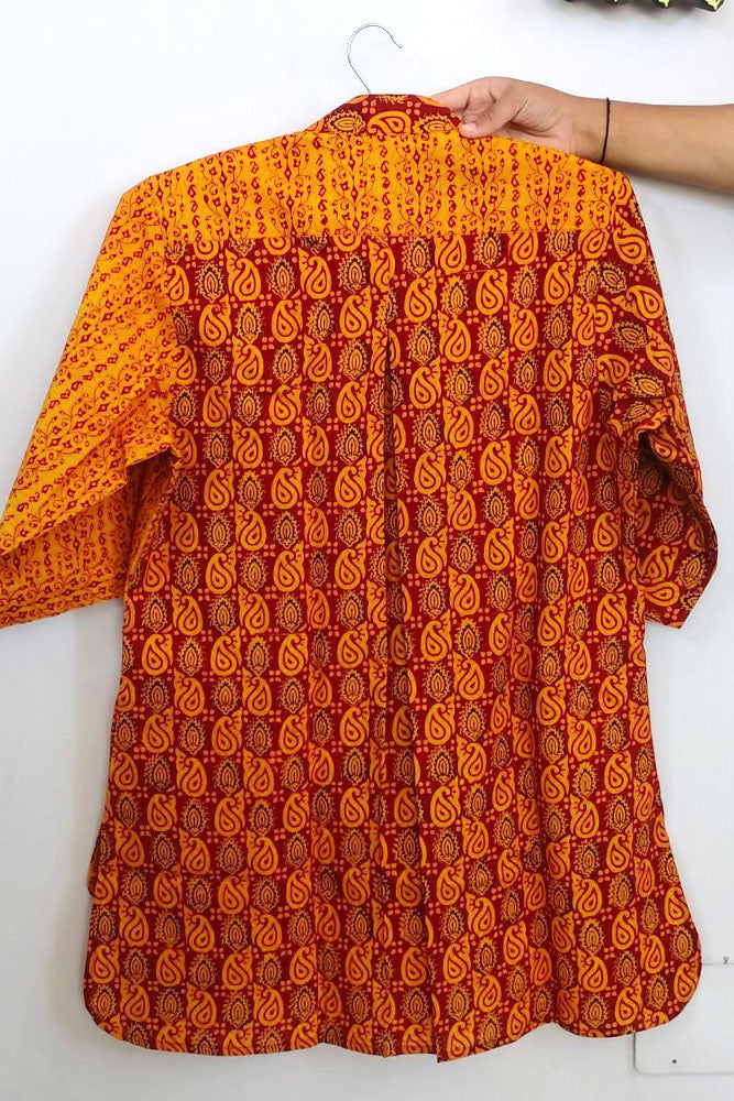 Beautiful Hand Block Printed Bagh cotton Short kurta/Top