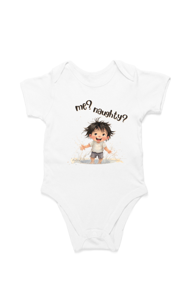 Naughty? Who?  , Kids Rompers