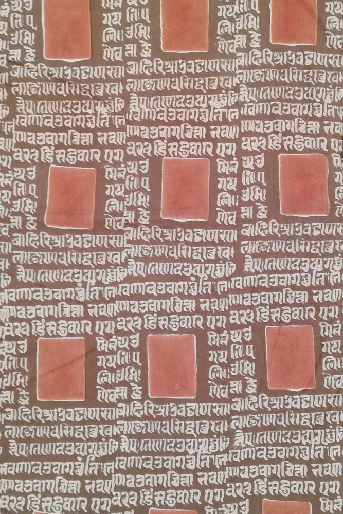 Beautiful Block Printed Running Cotton Fabric