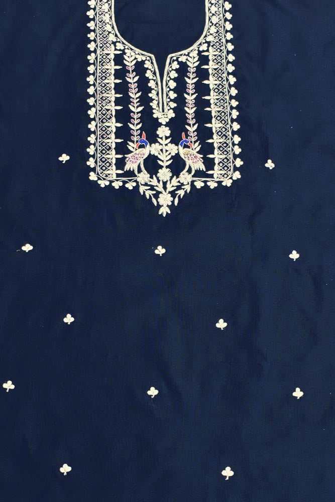 Elegant Faux chanderi Fabric with Hand Gota Patti Work( 2.5 mtrs)
