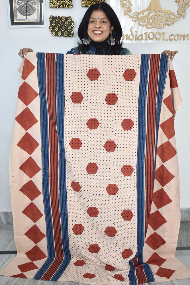 Designer Ajrakh cotton kurta/Kaftan fabrics