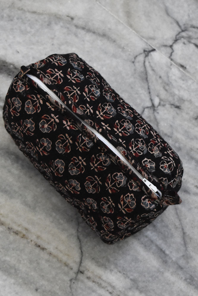 HANDCRAFTED QUILTED pouch fabric