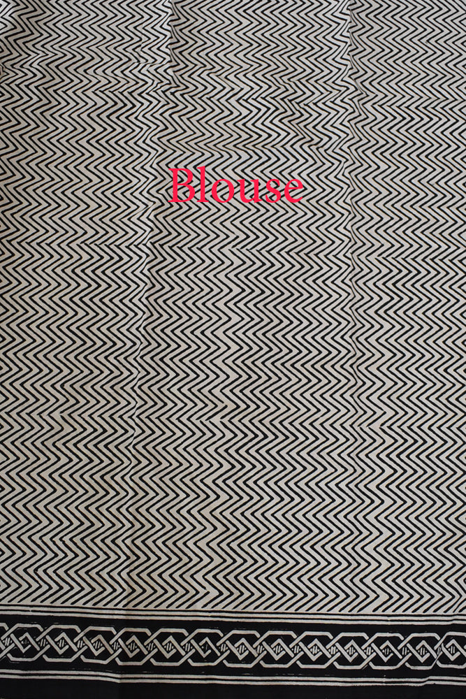 Beautiful Hand Block Printed Kota Doria cotton Saree