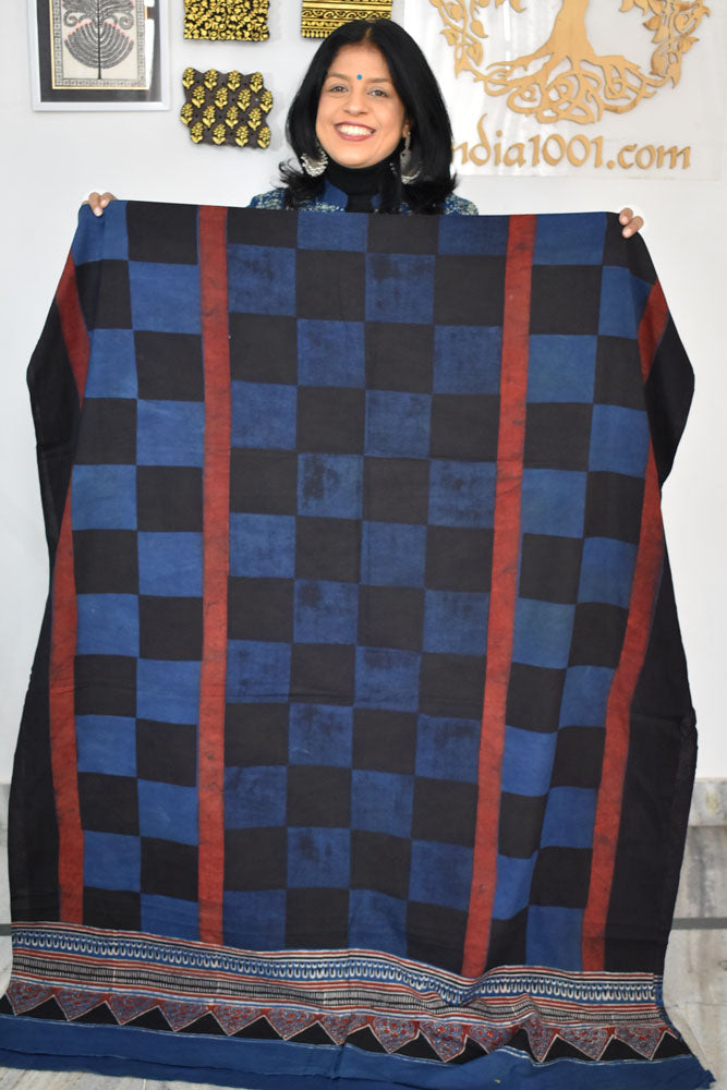 Designer Ajrakh cotton kurta/Kaftan fabrics