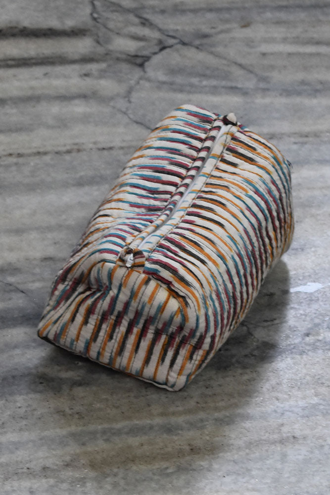 HANDCRAFTED QUILTED pouch fabric