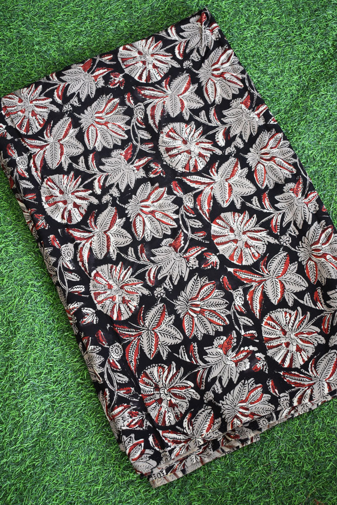 Beautiful Muslin Hand Block Print Fabric - 2.5 mtrs cut