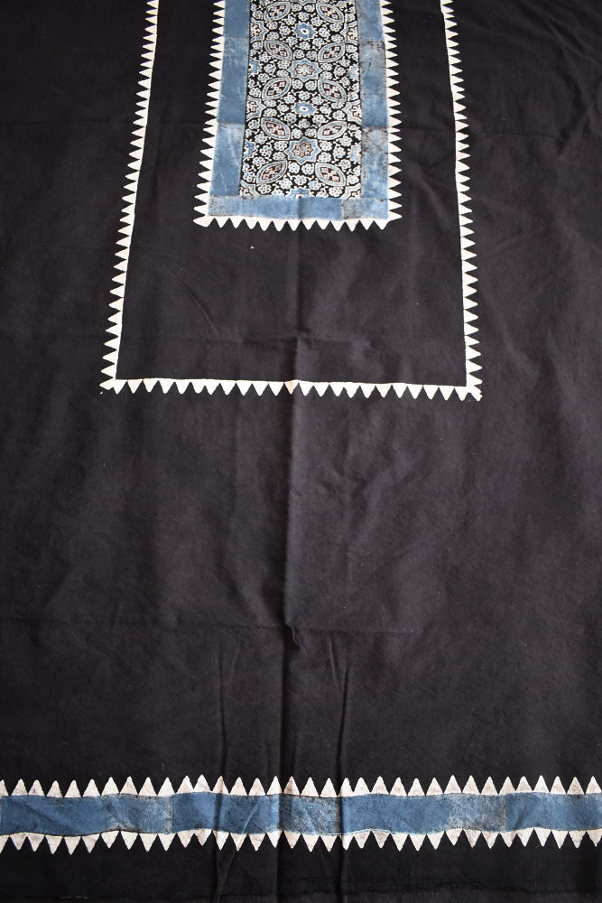 Designer Ajrakh cotton kurta fabrics - 2.5 mtrs