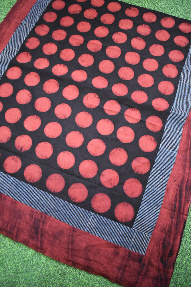 Designer Ajrakh cotton kurta fabrics - 2.5 mtrs