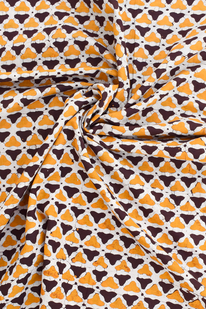 Block Printed Cotton Cut Fabric