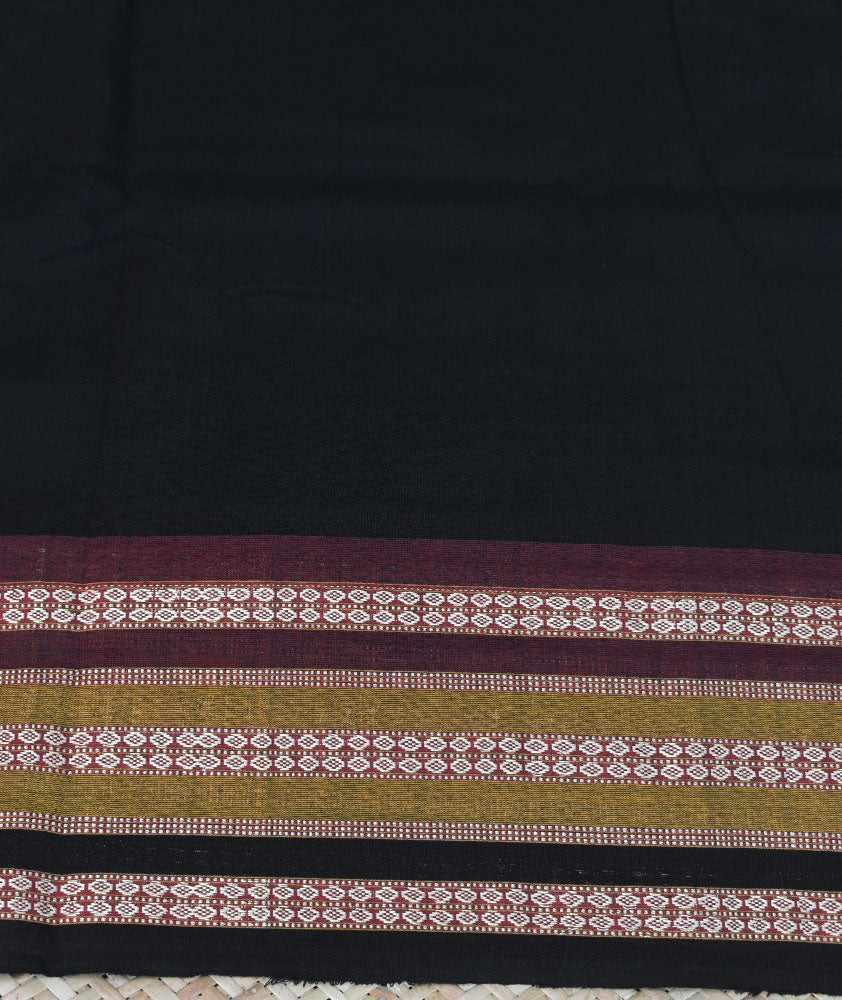 Elegant Handwoven Doll Bomkai cotton Saree