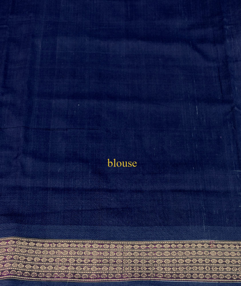 Elegant Handwoven Bomkai cotton Saree