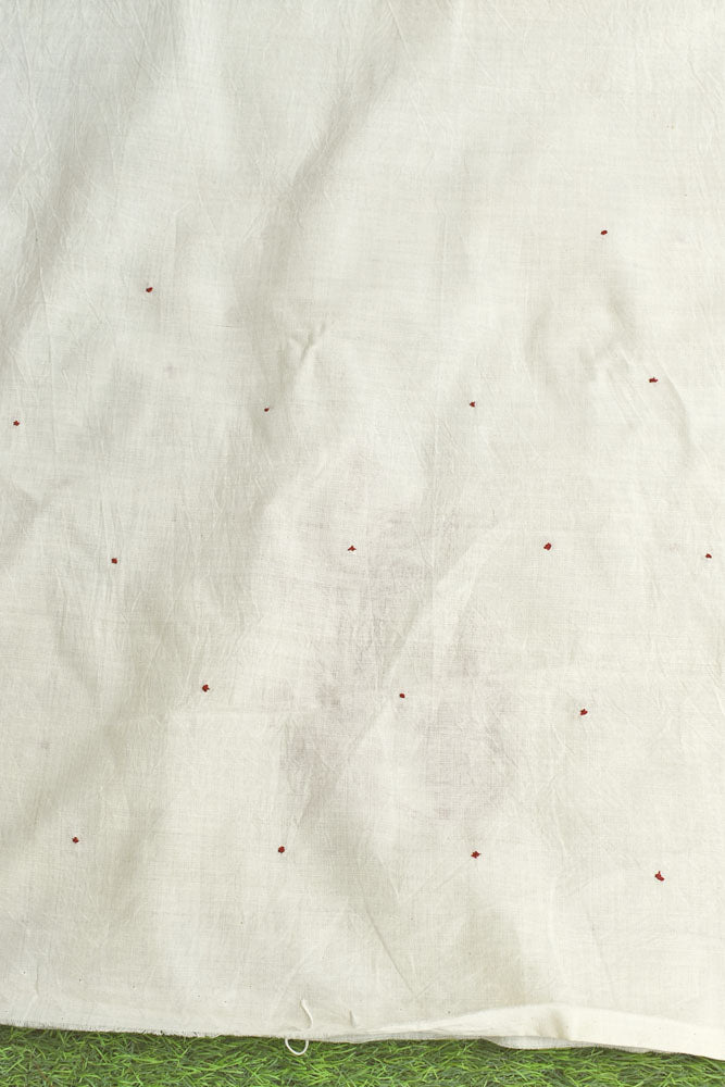 Hand embroidered cotton blouse Fabric