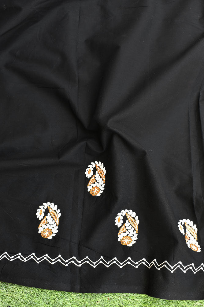 Hand embroidered cotton blouse Fabric