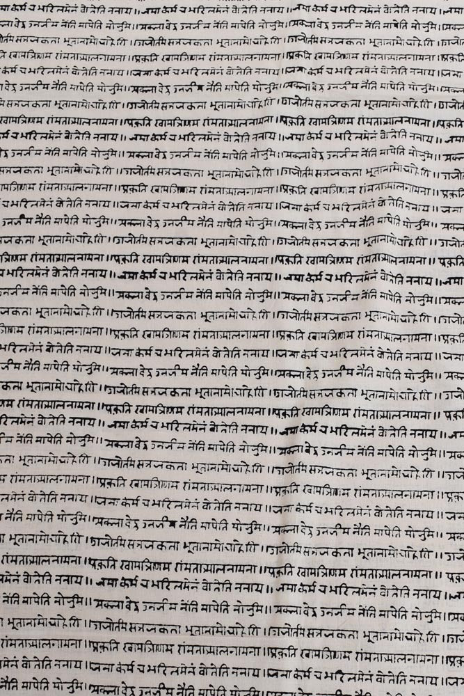 Block Printed Cotton Cut Fabric