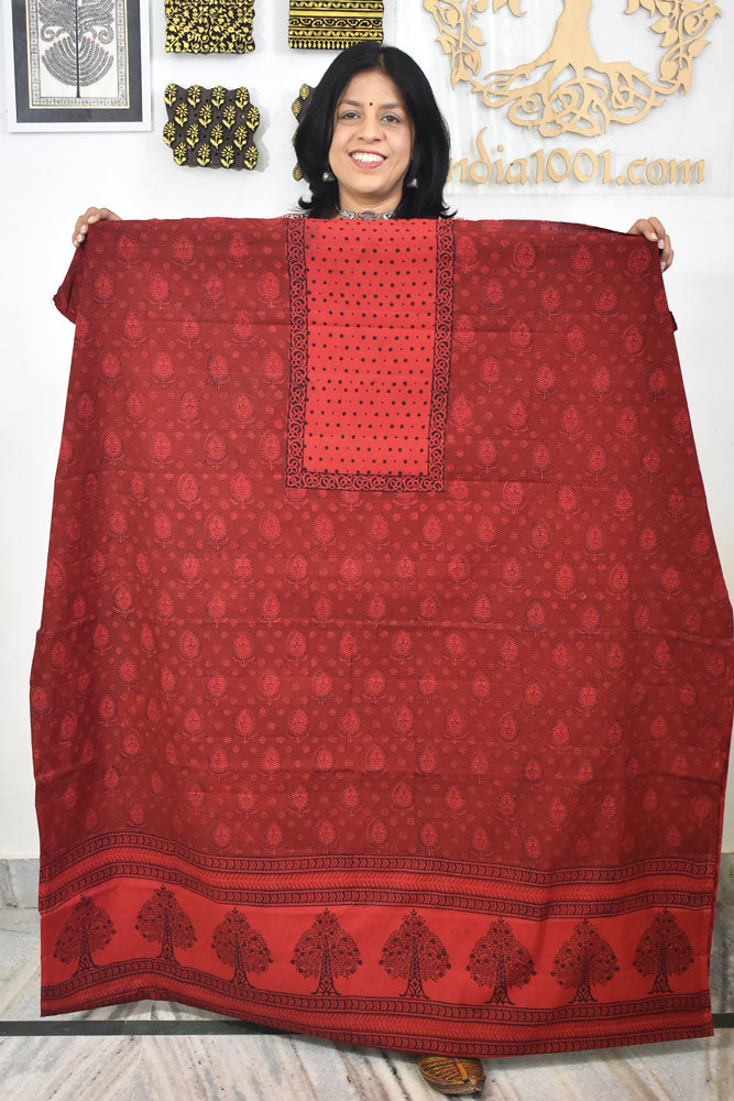 Designer Bagh cotton kurta fabrics - 2.5 mtrs