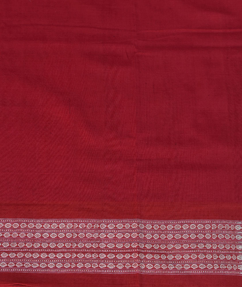 Elegant Handwoven Doll Bomkai cotton Saree