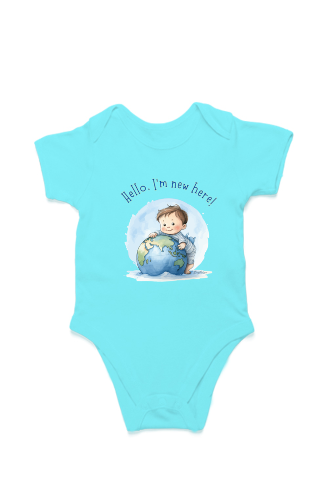 Hello, I'm New here!  , Kids Rompers