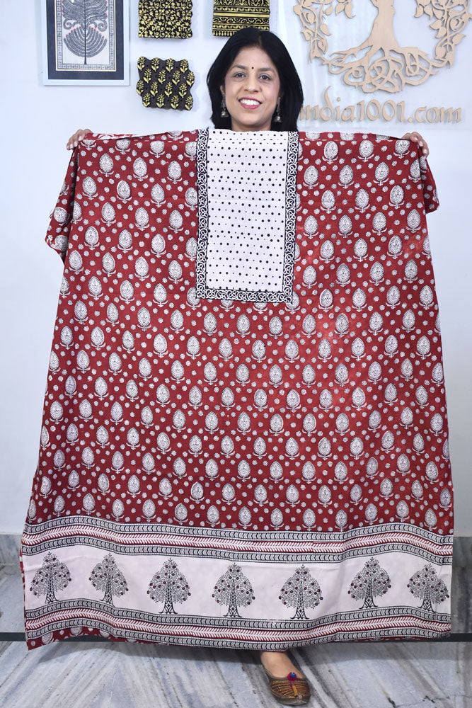 Designer Bagh cotton kurta fabrics - 2.5 mtrs