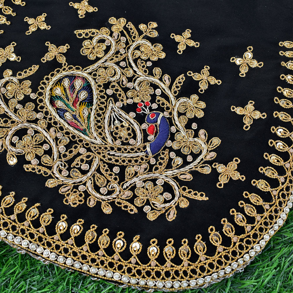 HAND EMBROIDERED ZARDOZI, SEQUIN, PEARL & GOTA WORK SILK BLEND POTLI BAG FOR GIVEAWAYS FOR WOMEN / RETURN GIFTS & FAVOURS FOR GUESTS