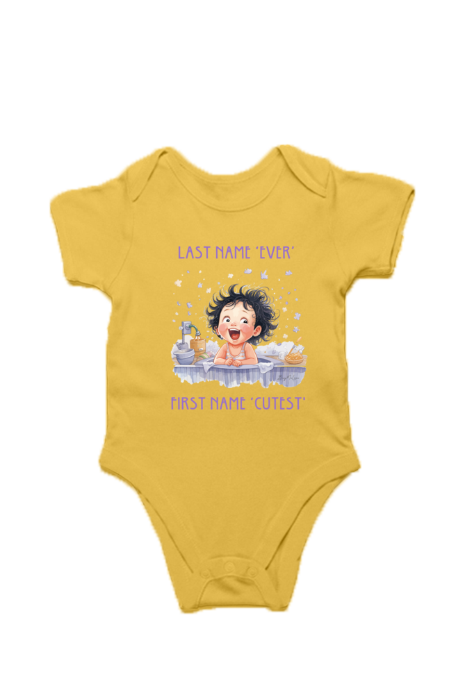 First name cutest   , Kids Rompers