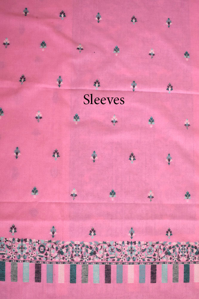 Beautiful Cotton kani Jamawar Unstitched suit fabric