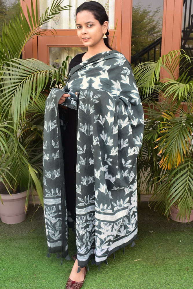 Nui Shibori Cotton dupatta