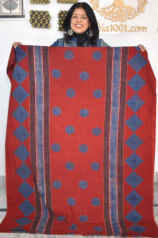 Designer Ajrakh cotton kurta/Kaftan fabrics