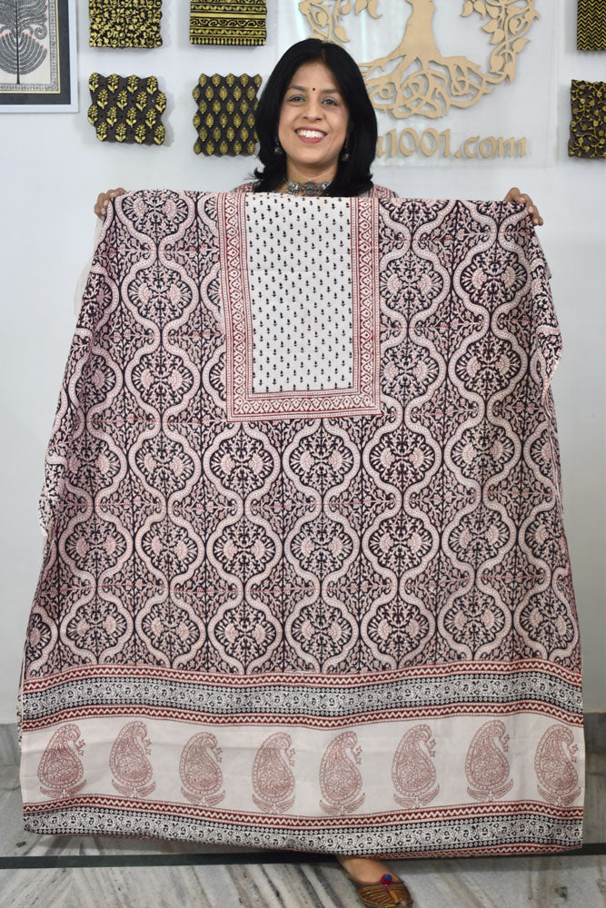 Designer Bagh cotton kurta fabrics - 2.5 mtrs