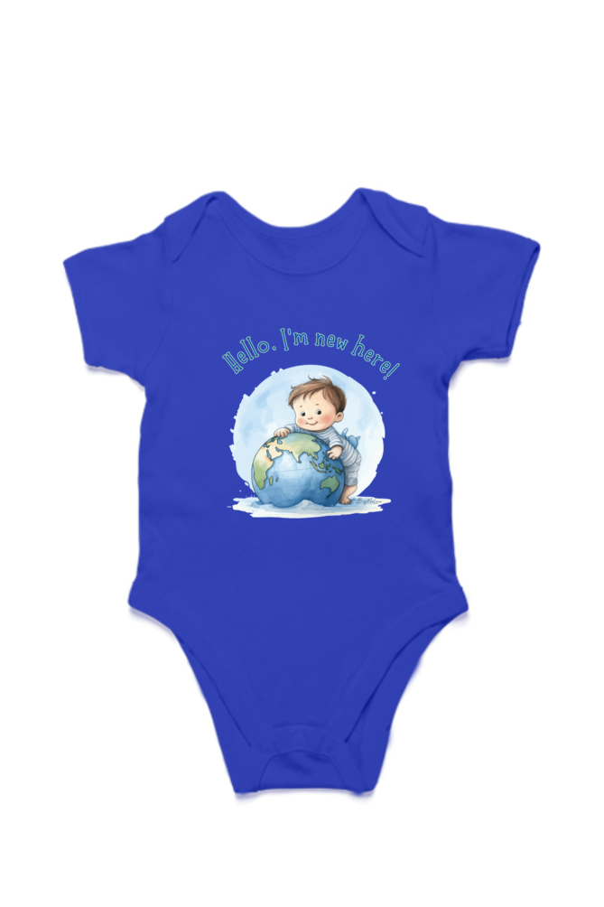 Hello, I'm New here!  , Kids Rompers