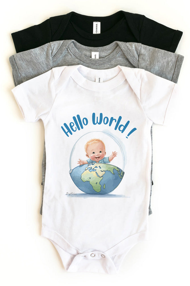 Hello World , Kids Rompers