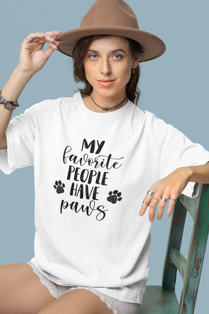 My Favorite ppl have paws - Classic Unisex T-shirt