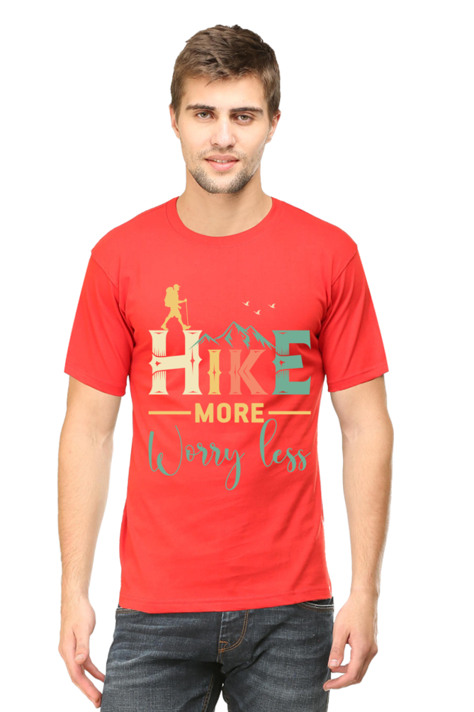 Hike more worry less Classic Unisex T-shirt