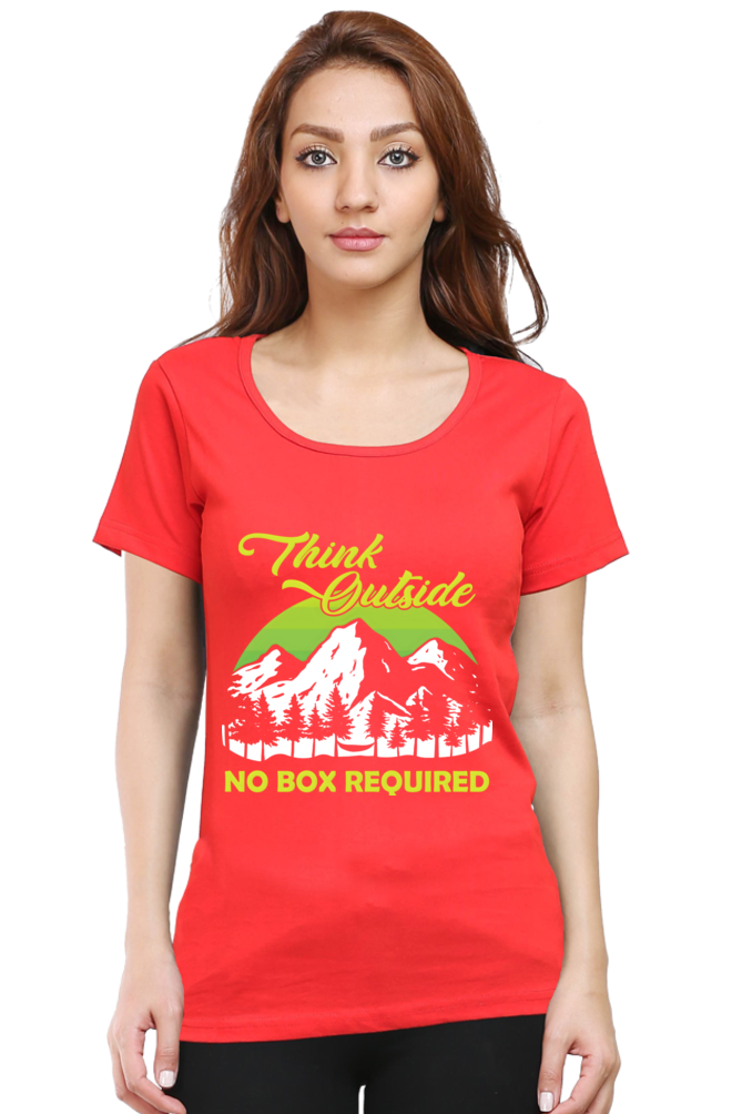 Think Outside, Womens T-Shirt