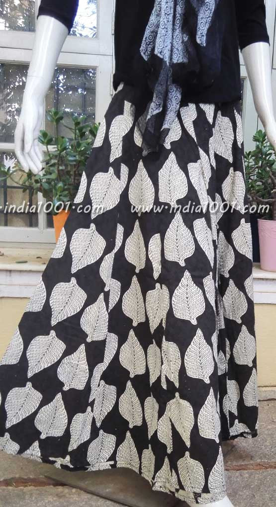 Kalidaar Cotton Block Printed Palazzo