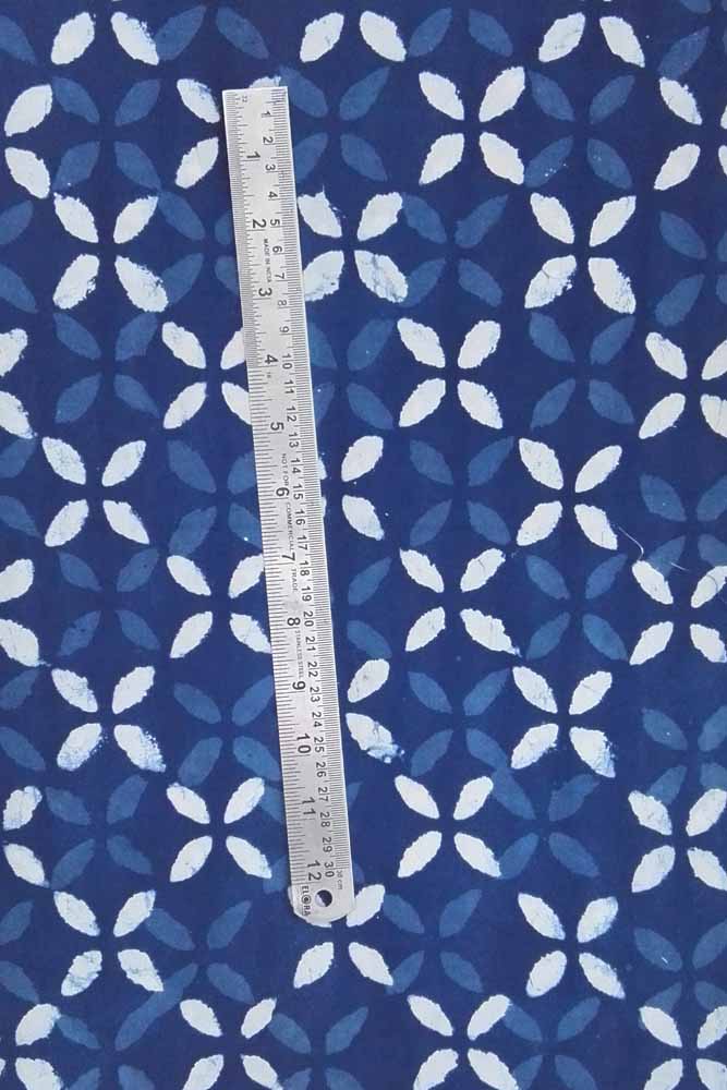 Dabu Hand Block Printed Cotton Fabric