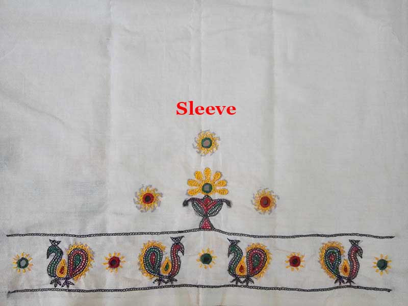 Kutch Hand embroidered Blouse Fabric