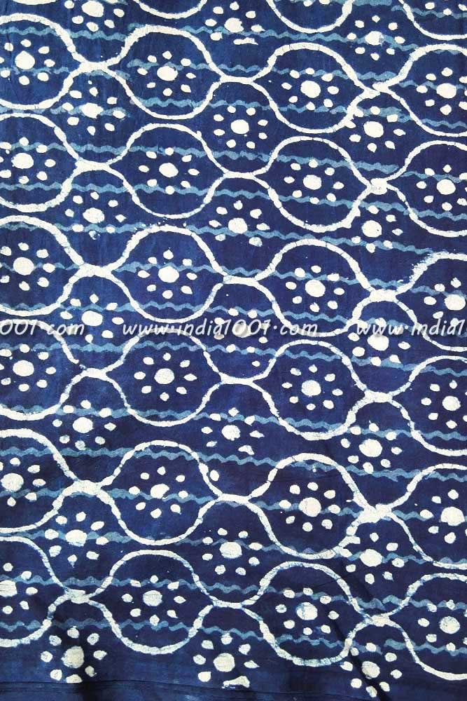 Dabu Hand Block Printed Cotton Fabric
