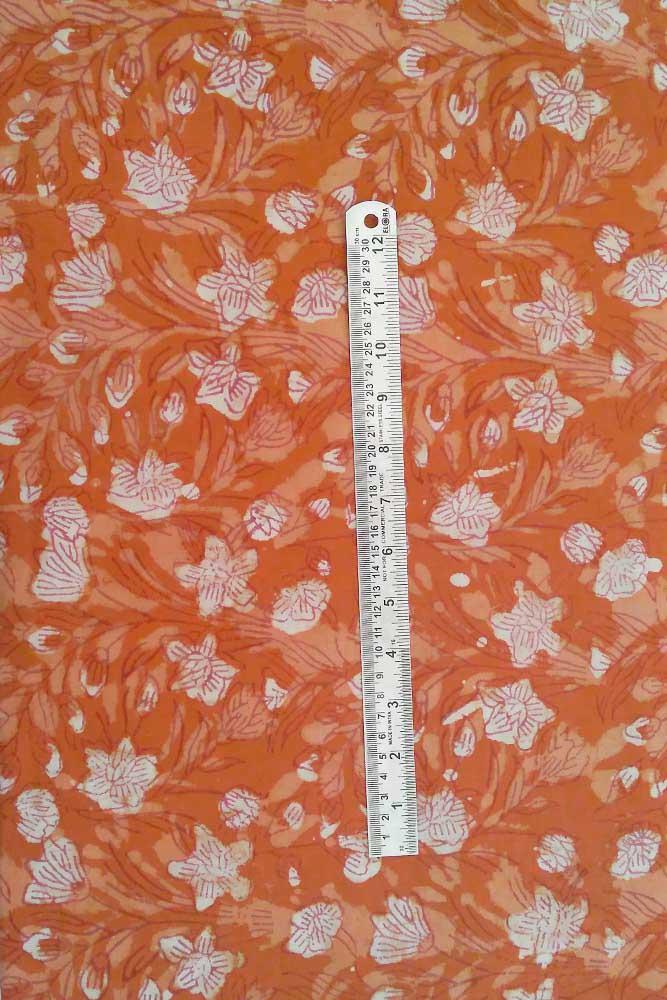 Beautiful Block Printed Running Cotton Fabric