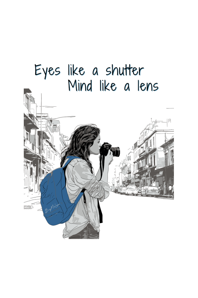 Eyes like a shutter - Womens T-Shirt