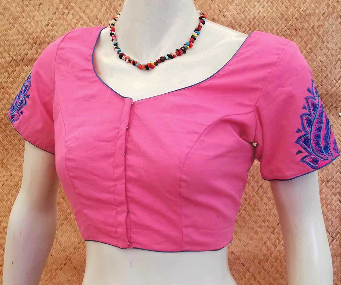Cotton Blouse with Embroidery