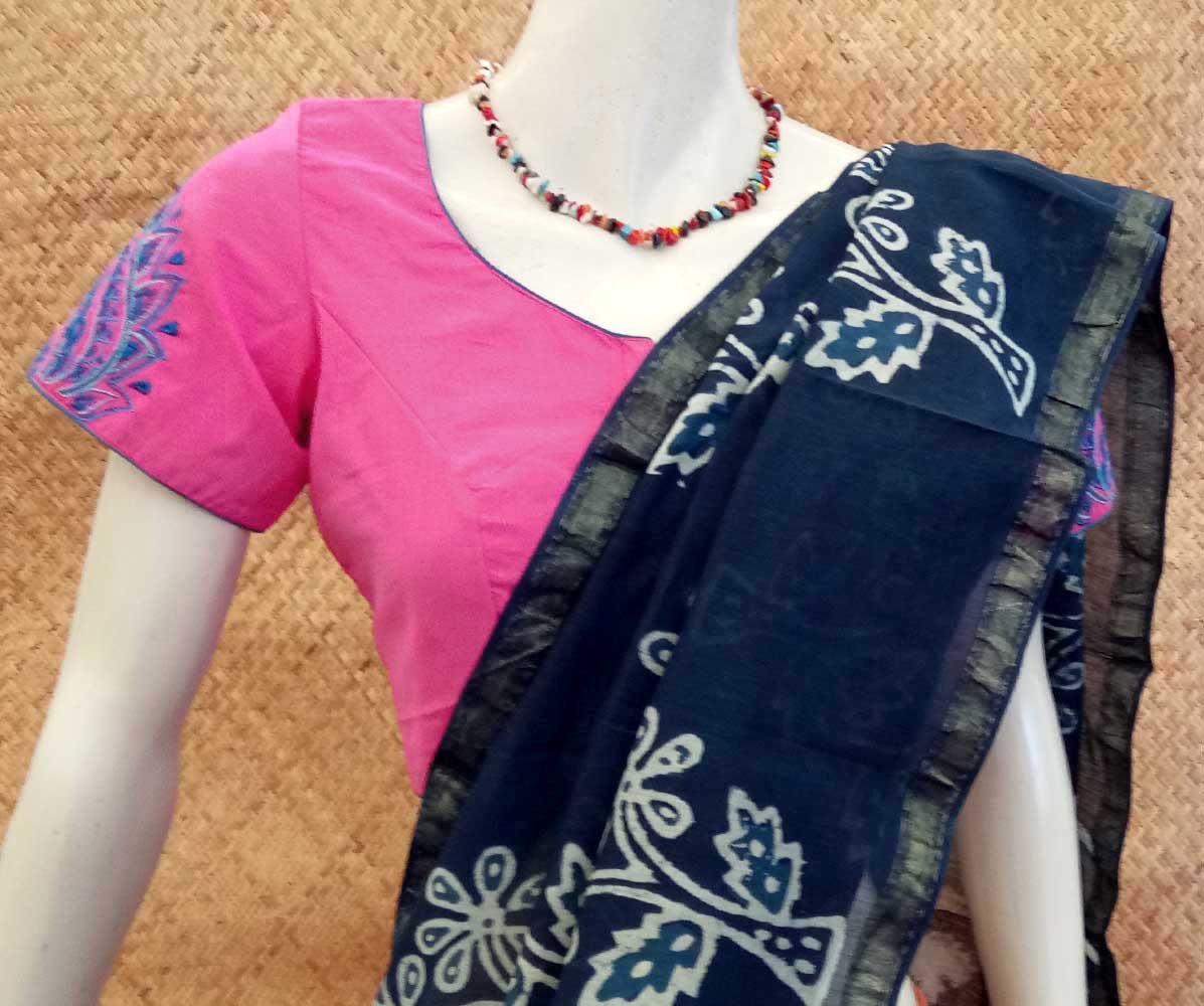 Cotton Blouse with Embroidery